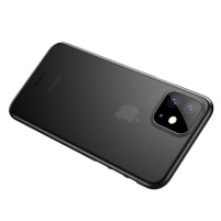 Твърд гръб ултра тънък гъвкав Wing Case series оригиален BASEUS за Apple iPhone 11 6.1 черен